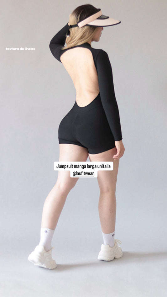 Jumpsuit manga larga