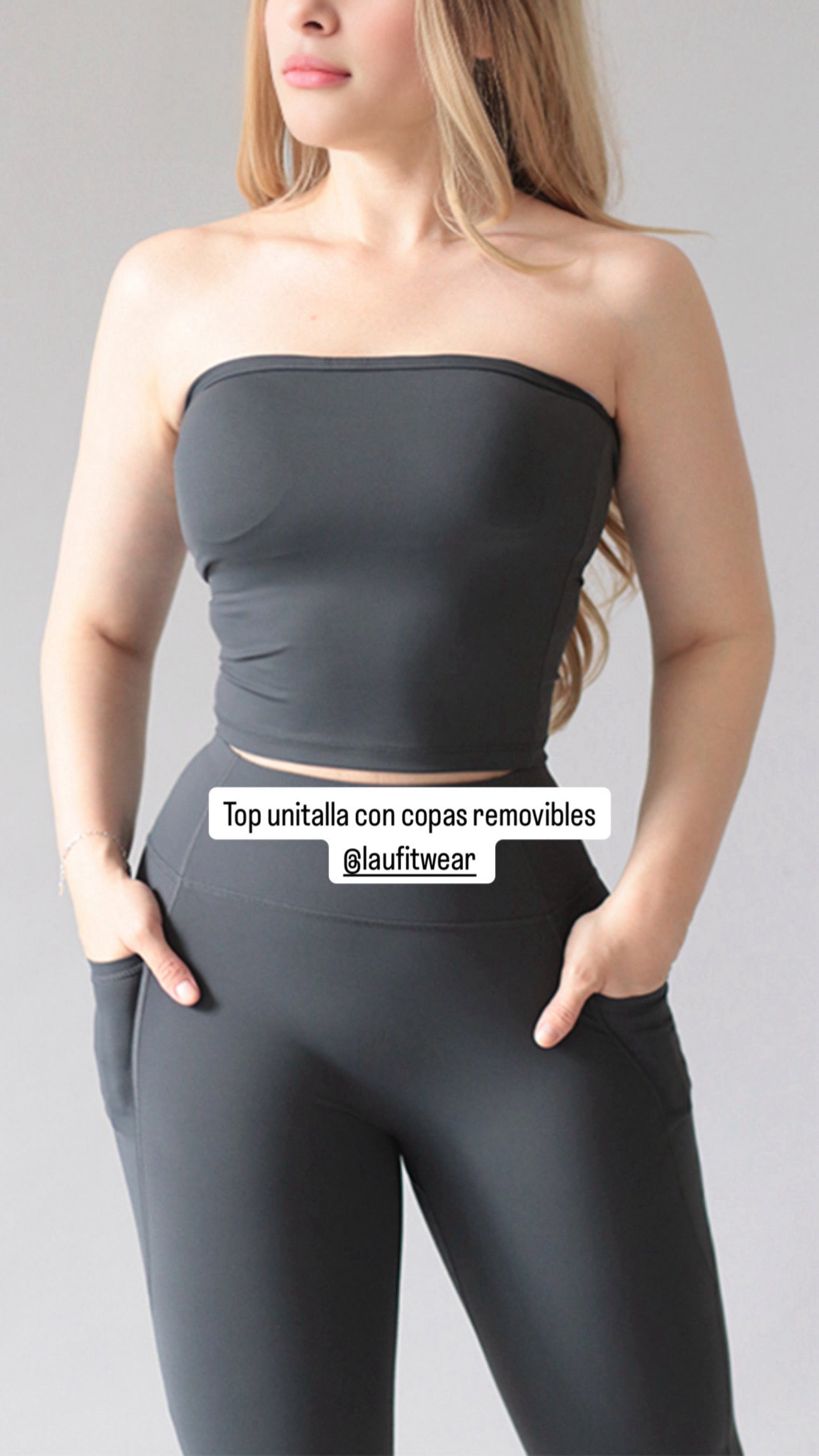Top straples con copas
