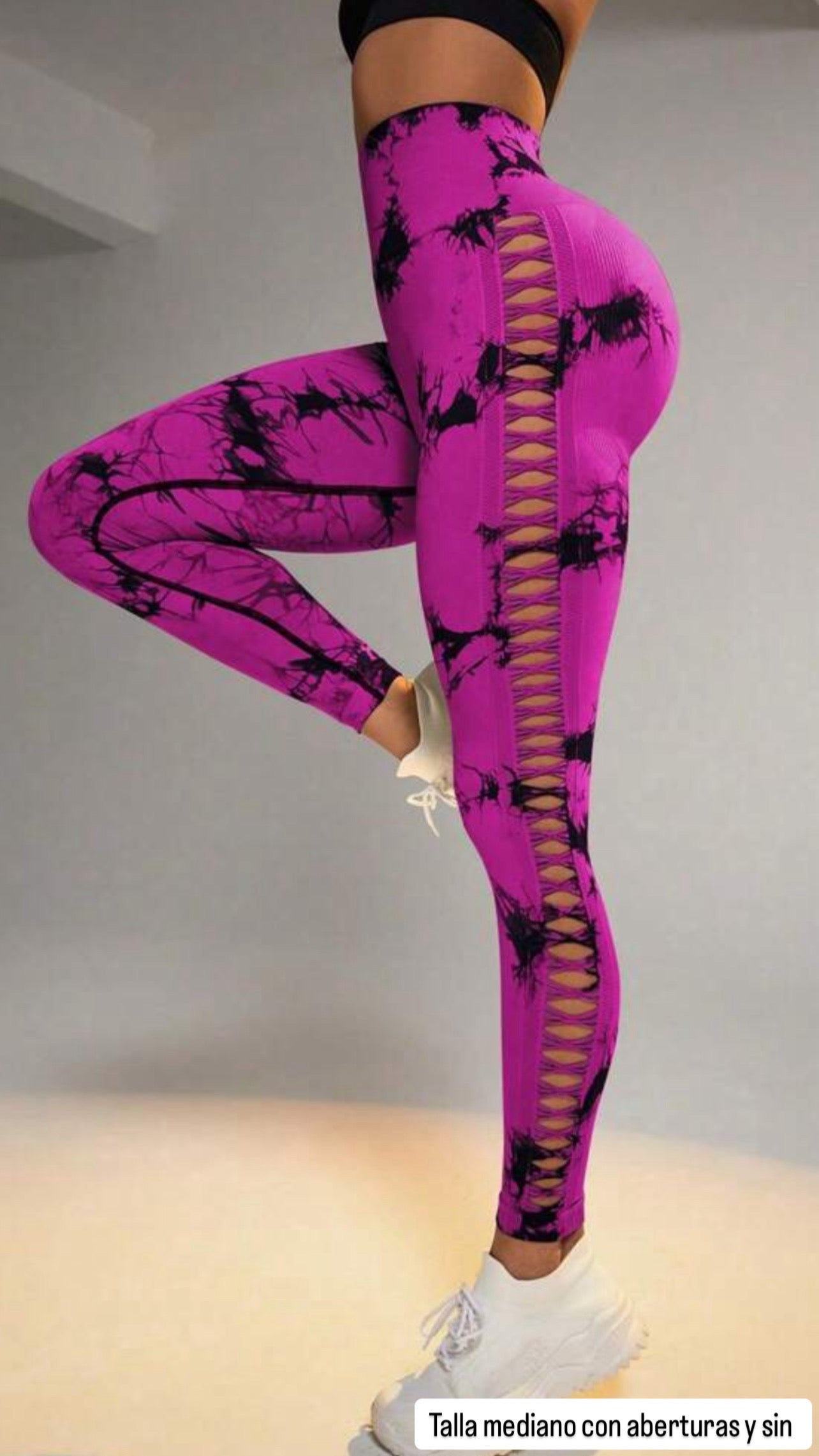 Leggins con push tye dye